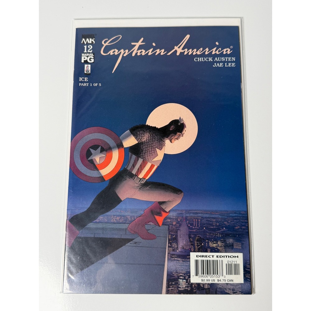 Captain America 12 Marvel Knights 2003 Jae Lee Ice Part 1 Comic Book